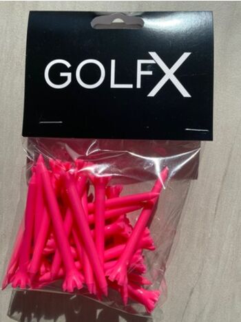 GolfX 7 Prong Plastic Tees - 25 pk 