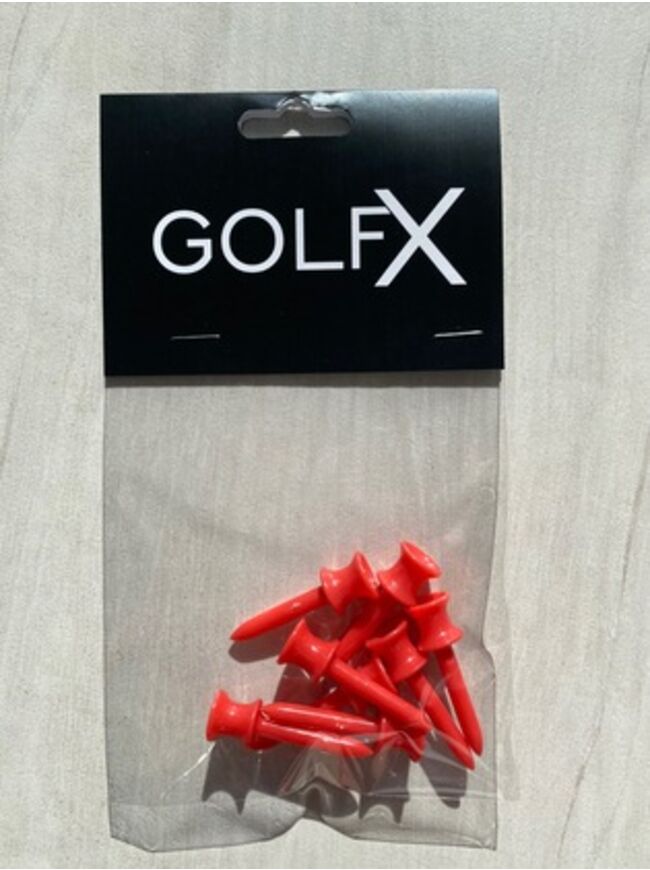 GolfX Plastic Tees 8pk - 41mm