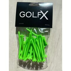 GolfX 7 Prong Plastic Tees - 25 pk 