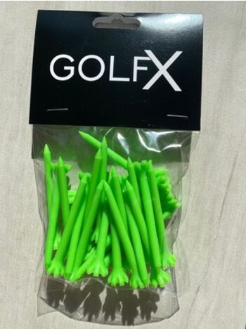 GolfX 7 Prong Plastic Tees - 25 pk 