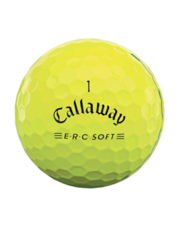 Callaway ERC Soft Triple Track Golf Ball - Yellow