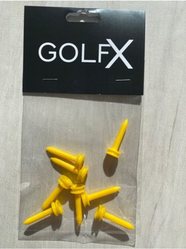 GolfX Plastic Tees 8pk- 35mm