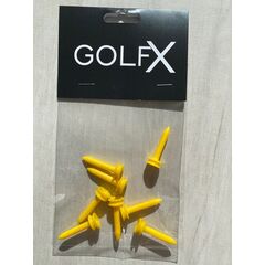 GolfX Plastic Tees 8pk- 35mm