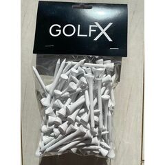 GolfX Wooden Tee 100 pk- 70mm