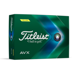 Titleist AVX Golf Ball - Yellow