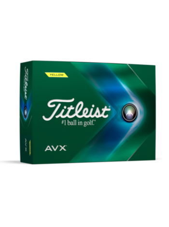 Titleist AVX Golf Ball - Yellow