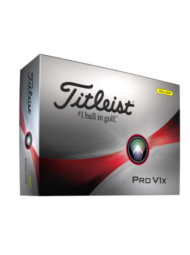 Titleist Pro V1X Yellow Golf Ball