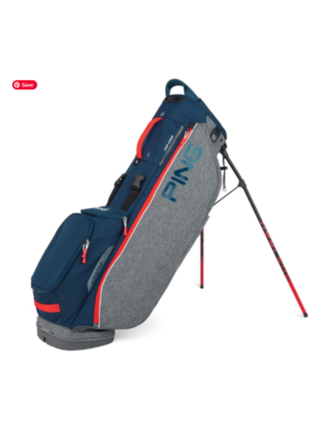 Ping Hooferlite Stand Bag - Navy/Red