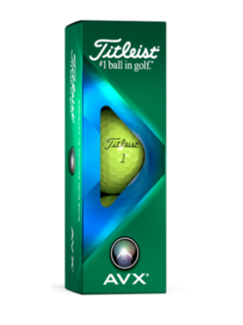 Titleist AVX Golf Ball - Yellow