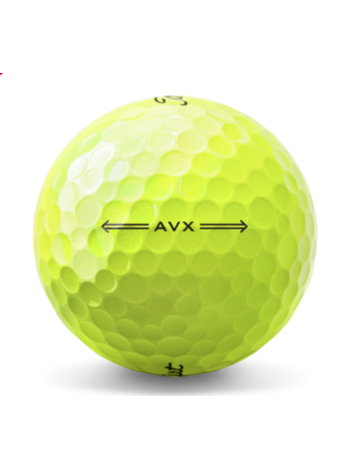 Titleist AVX Golf Ball - Yellow