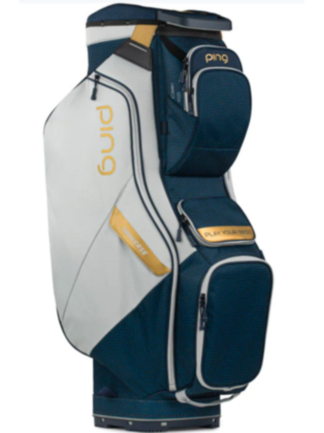 Ping Traverse Ladies Cart Bag - Navy/Coral