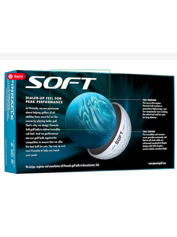 Pinnacle Soft Golf Ball - Dozen