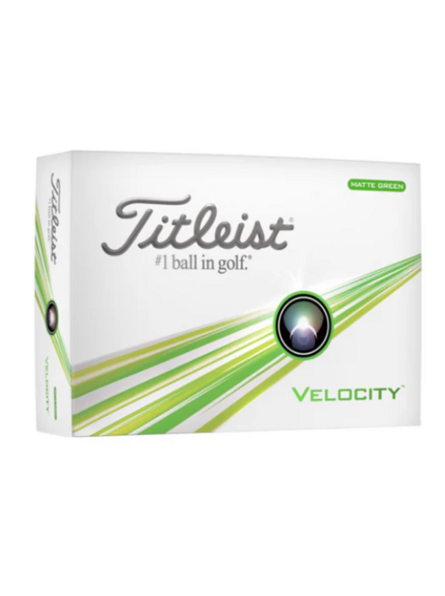 Titleist Velocity Golf Ball Matte Green