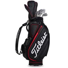 Titleist Staff Jet Black Cart Bag