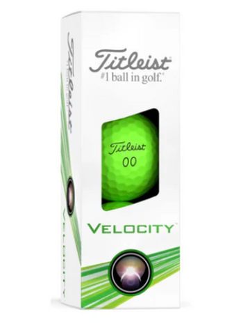 Titleist Velocity Golf Ball Matte Green