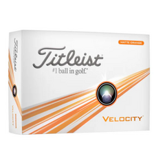 Titleist Velocity Golf Ball Matte Orange