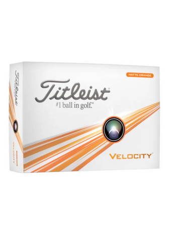 Titleist Velocity Golf Ball Matte Orange