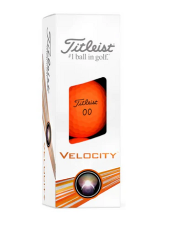 Titleist Velocity Golf Ball Matte Orange