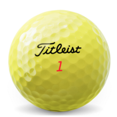 Titleist TruFeel Golf Ball - Yellow