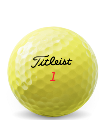 Titleist TruFeel Golf Ball - Yellow