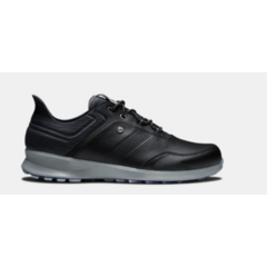 Footjoy Mens Stratos Golf Shoes Black/Charcoal