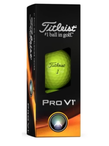 Titleist Pro V1 Yellow Golf Ball