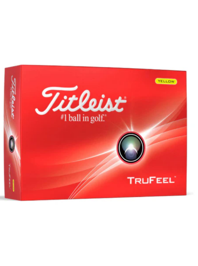 Titleist TruFeel Golf Ball - Yellow