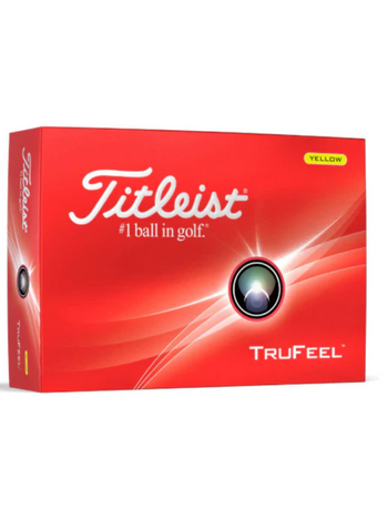 Titleist TruFeel Golf Ball - Yellow