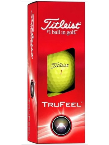 Titleist TruFeel Golf Ball - Yellow