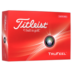 Titleist Trufeel Matte Red Golf Ball