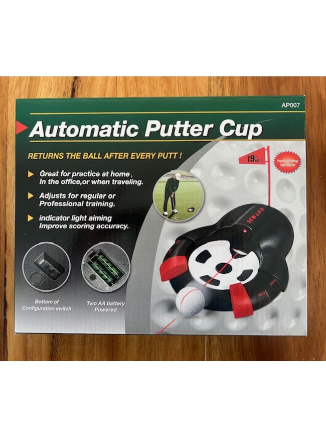 Automatic Putter Cup with flag