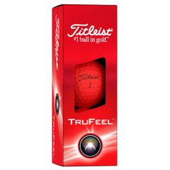 Titleist Trufeel Matte Red Golf Ball