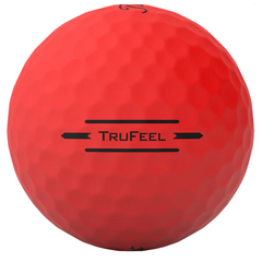 Titleist Trufeel Matte Red Golf Ball