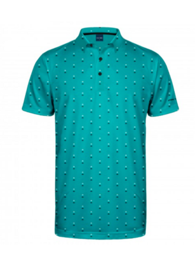 Pin High Polo - Morley Viridian Green/Black