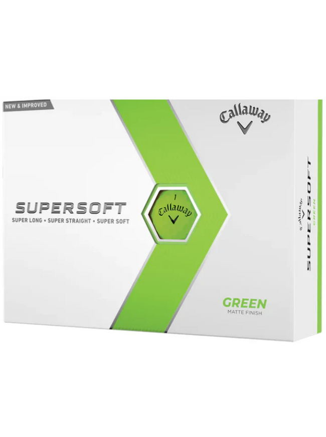 Callaway Supersoft Golf Ball - Matte Green