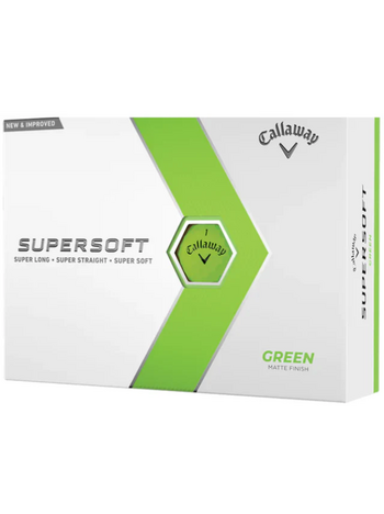 Callaway Supersoft Golf Ball - Matte Green