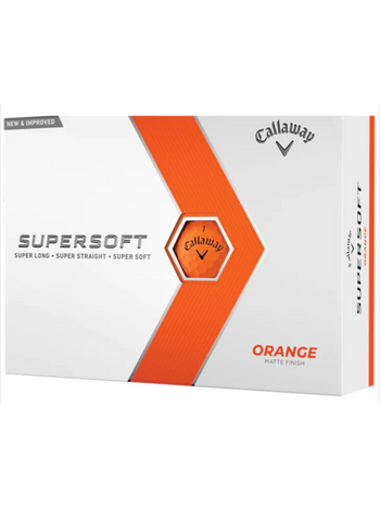 Callaway Supersoft Golf Ball - Matte Orange