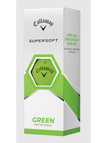 Callaway Supersoft Golf Ball - Matte Green