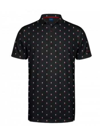 Pin High Polo - Morley Black/Red