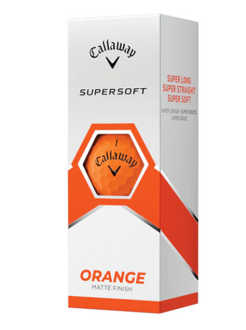 Callaway Supersoft Golf Ball - Matte Orange